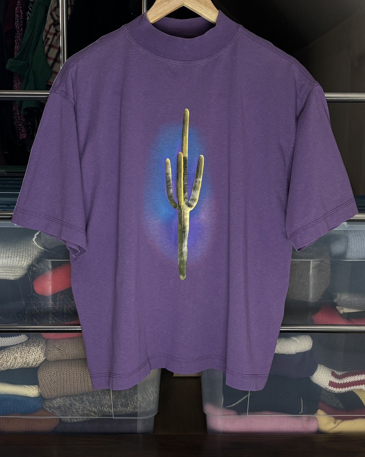 Palm Angels Palm Angels Cactus Boxy Tee Size US S / EU 44-46 / 1 - 1 Thumbnail