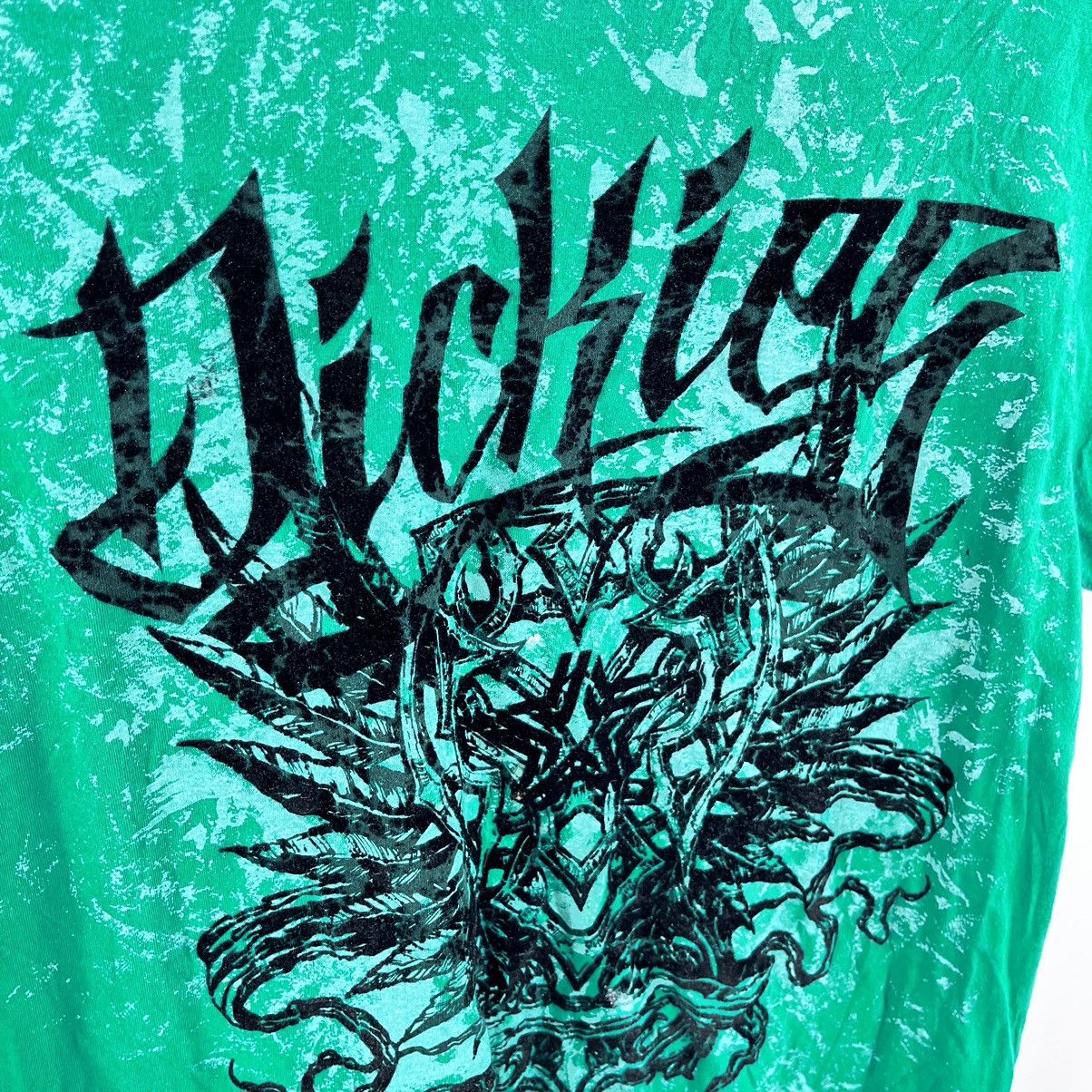 Dickies Dickies T-Shirt Velour Big Logo Print Green Size L Size US L / EU 52-54 / 3 - 7 Thumbnail