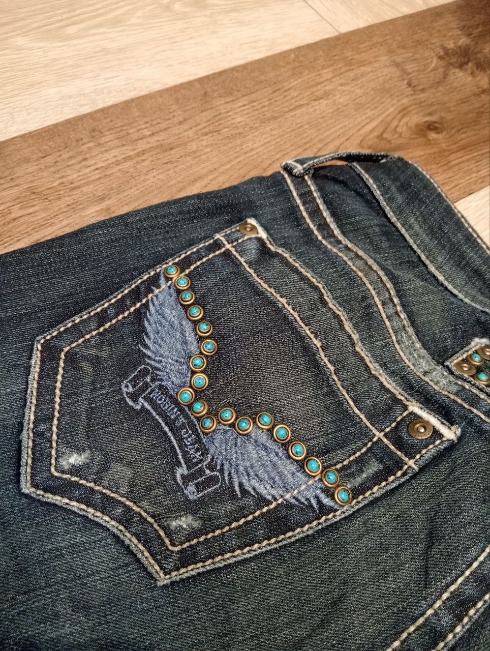 Robins Jeans ROBINS JEAN BLUE DENIM PANTS Size 27" / US 4 / IT 40 - 14 Thumbnail