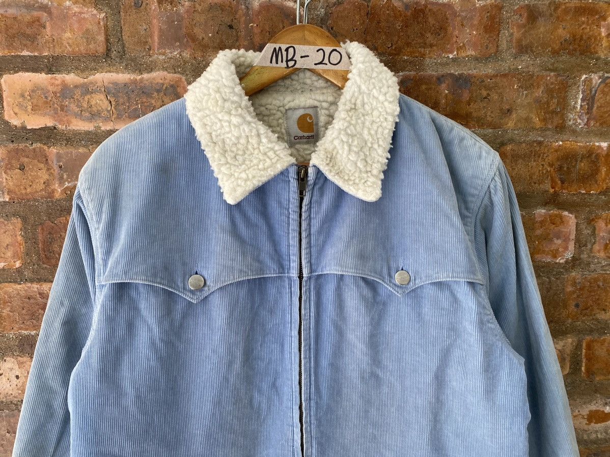 Carhartt Vintage Carhartt Blue sherpa Jacket Size US M / EU 48-50 / 2 - 3 Thumbnail