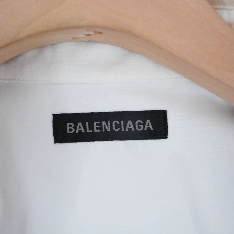 Balenciaga Balenciaga size 38 White Splash Letter Shirt Size US S / EU 44-46 / 1 - 3 Thumbnail