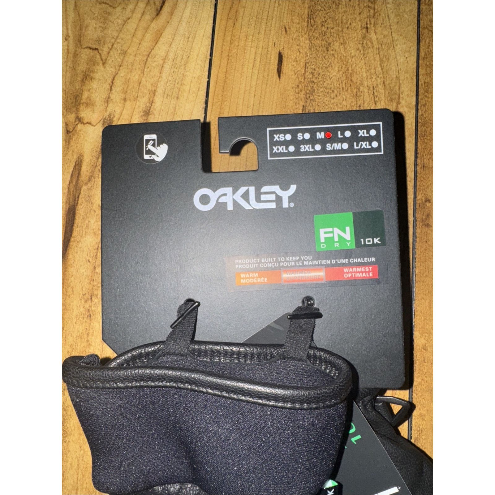 Oakley Oakley 3M Thinsulate Mitten Gloves Black Med Heat Touch Size ONE SIZE - 2 Thumbnail