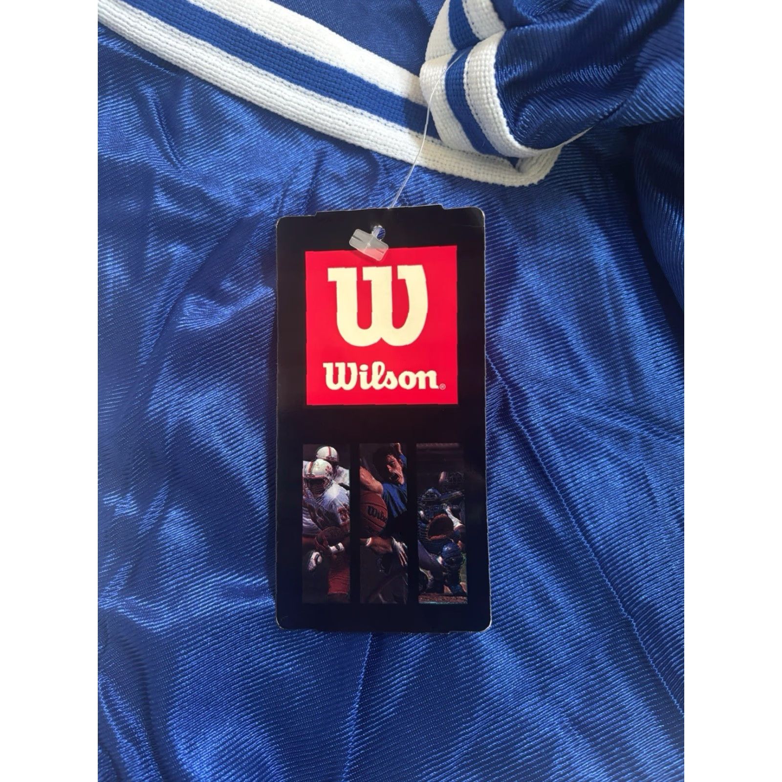Wilson VINTAGE Wilson basketball jersey Tank Mens XL Deadstock NWT 90s USA Royal blue white Jersey 90s Tank Men's XL Basketball Size US XL / EU 56 / 4 - 2 Thumbnail
