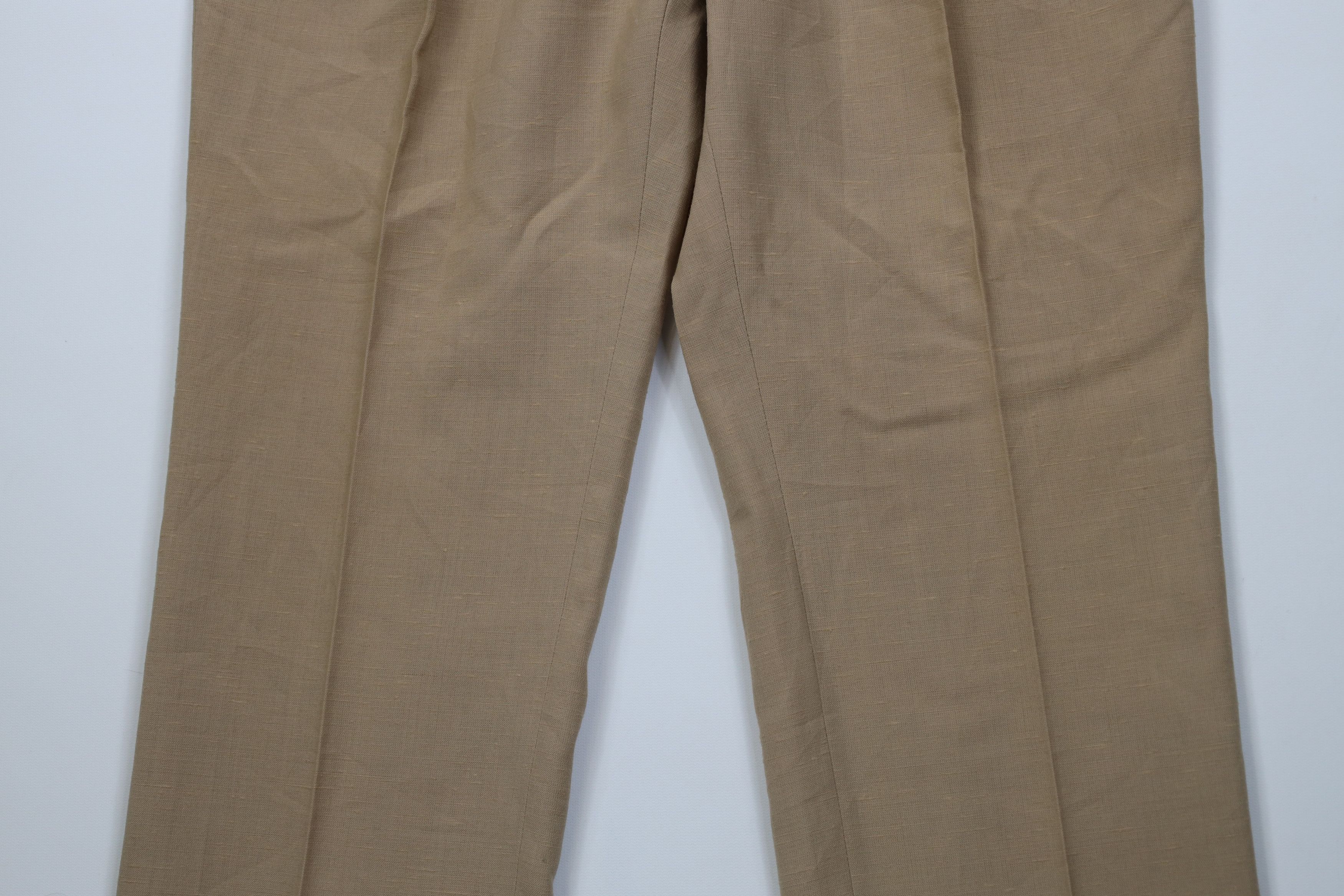 Vintage Vintage 50s 60s Rockabilly Knit Wide Leg Chino Pants Size US 32 / EU 48 - 3 Thumbnail