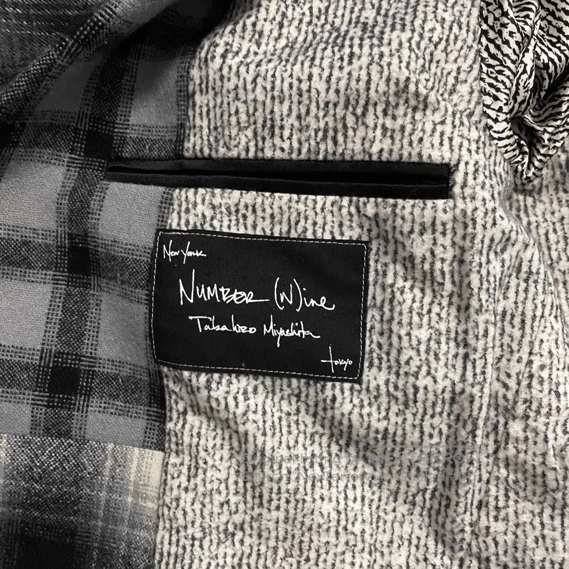 Number (N)ine Sz 2 Number Nine 07AW Plaid Patches Jacket. Size US M / EU 48-50 / 2 - 3 Thumbnail