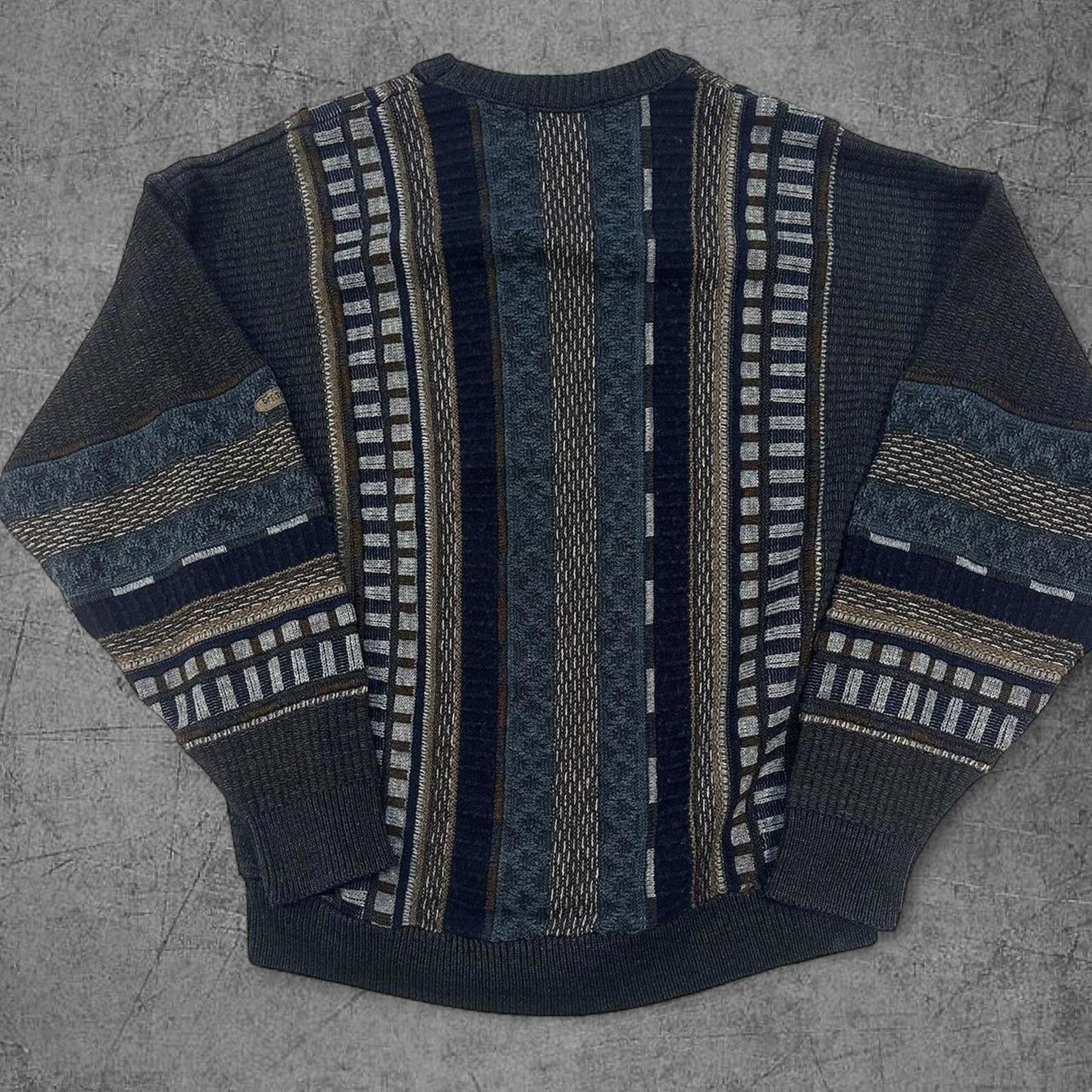 Vintage Vintage 90s Porto Cruz 3D Style Knit Size US L / EU 52-54 / 3 - 4 Thumbnail