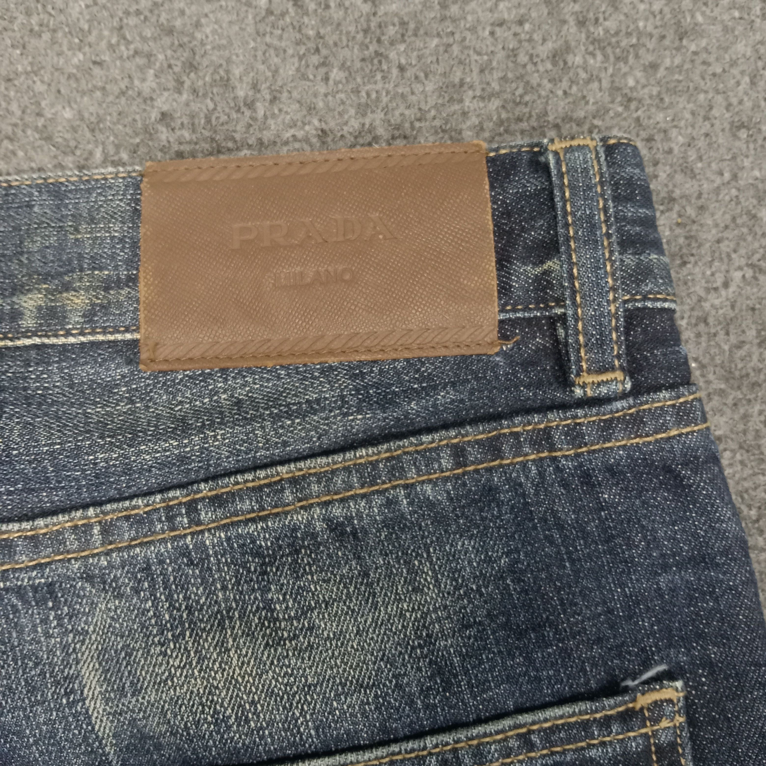 Prada PRADA Italian Luxury Brand Designer Denim Jeans Size US 33 - 9 Thumbnail