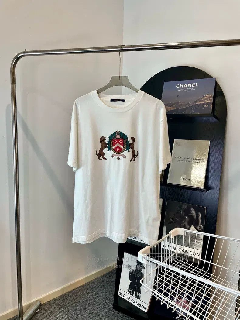 Louis Vuitton Louis Vuitton 25 SS Badge Double Dog Pattern Embroidered C Size US XL / EU 56 / 4 - 1 Thumbnail