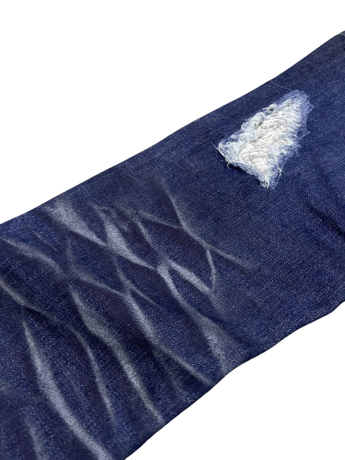 If Six Was Nine × semanticdesign Semantic Design Snake Shedding Skin Stud Flare Stacked Jeans Size US 30 / EU 46 - 22 Thumbnail