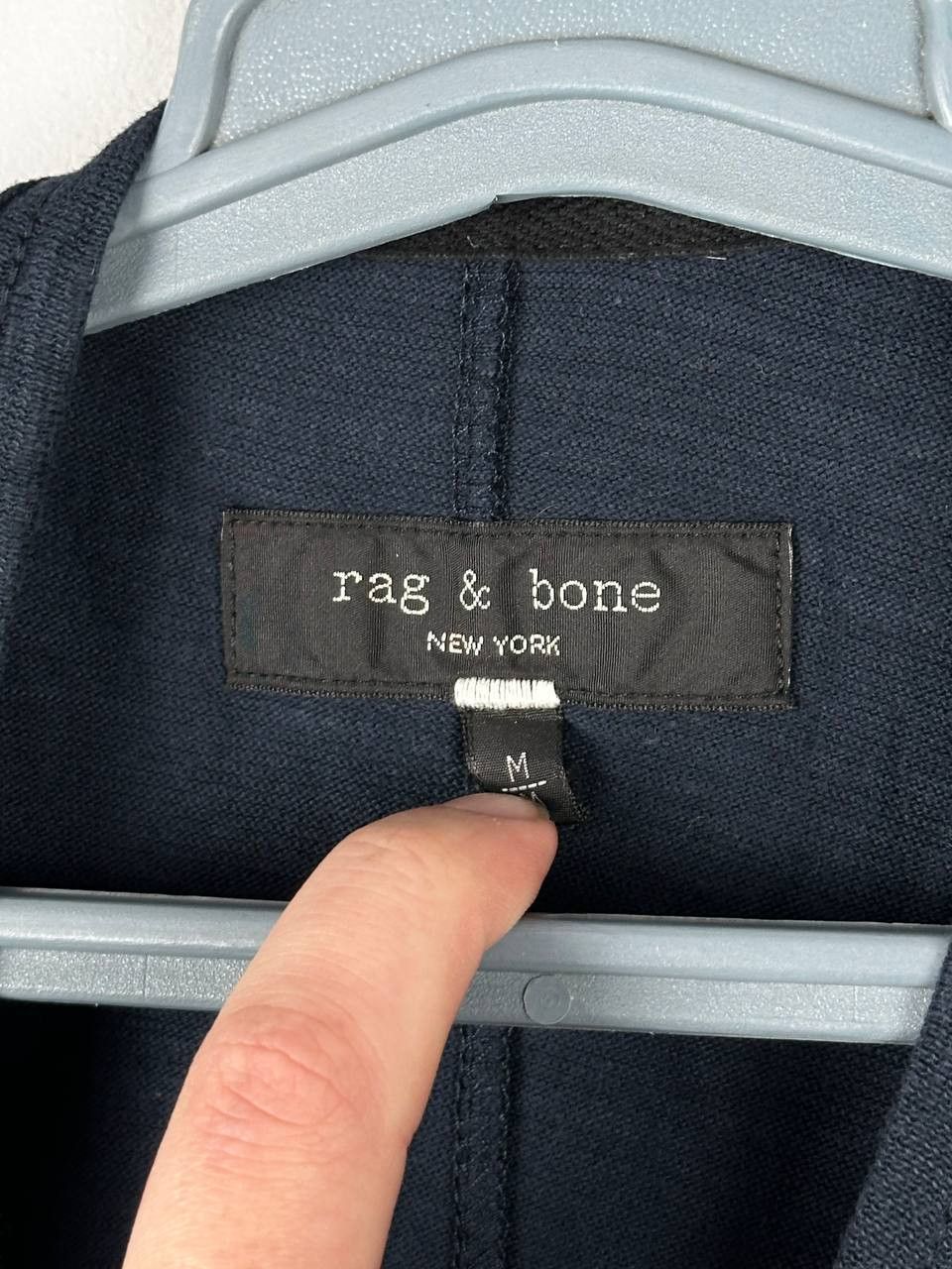 Rag & Bone Rag & Bone Flame T-Shirt Navy Organic Cotton Size US M / EU 48-50 / 2 - 4 Thumbnail