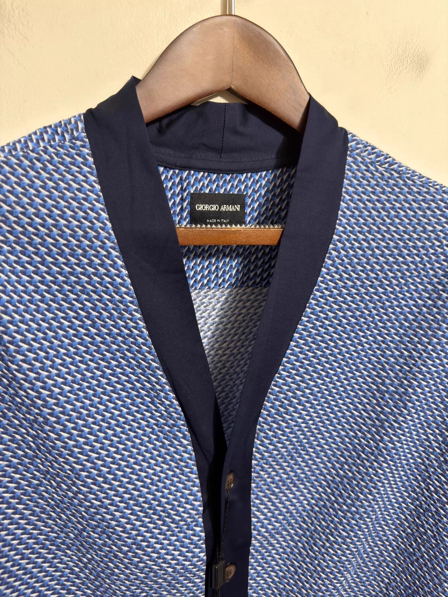 Giorgio Armani Giorgio Armani Slim Fit 100% Cotton 43 Italy Size US XS / EU 42 / 0 - 3 Thumbnail