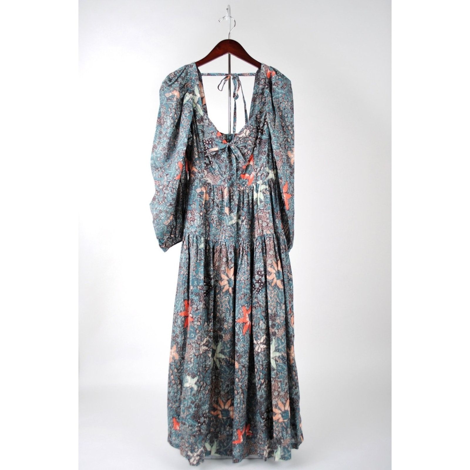 Ulla Johnson ULLA JOHNSON Kemala Floral Poplin Malachite Size 2 Size XS / US 0-2 / IT 36-38 - 5 Thumbnail