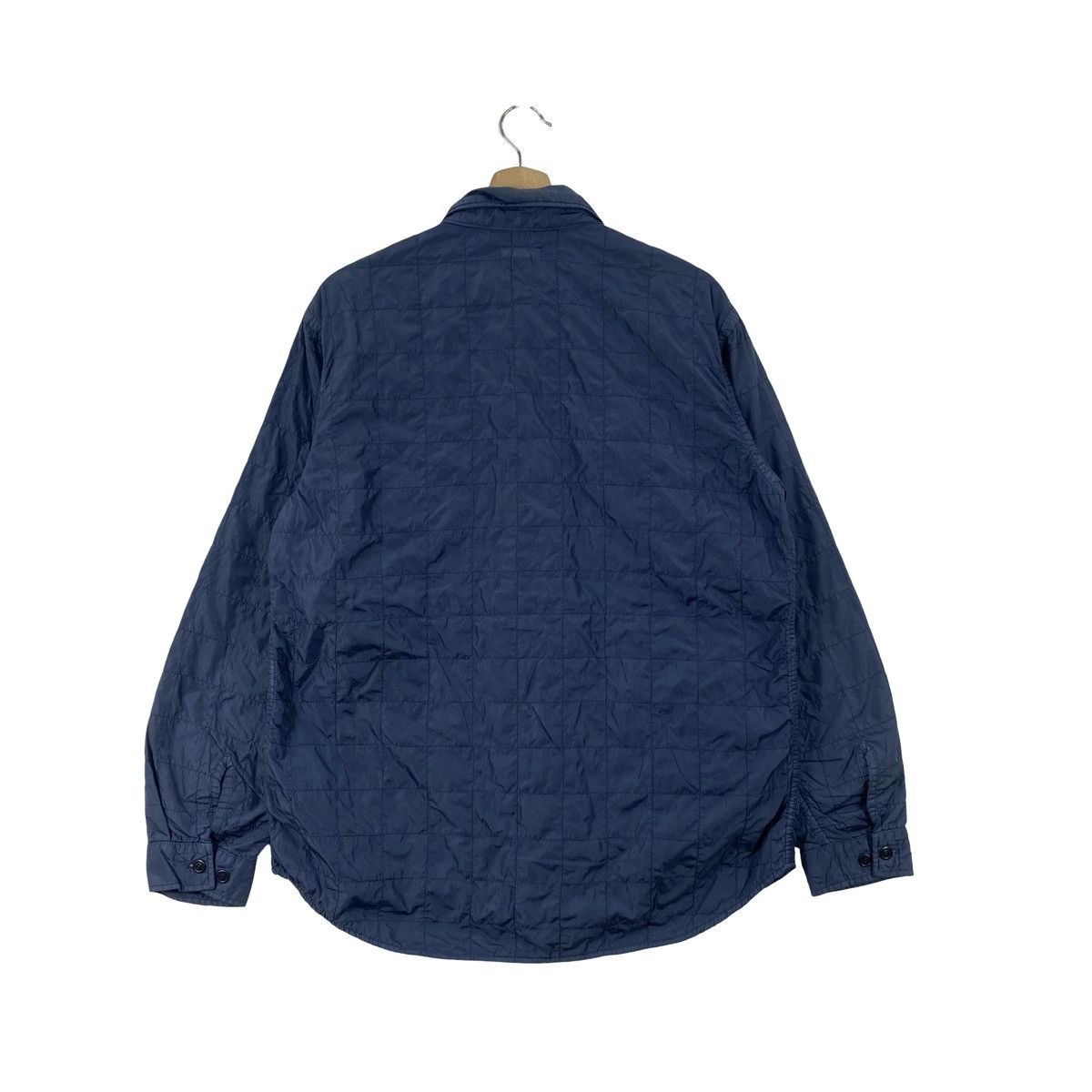 Vintage Vintage BARTACK Quilted Workwear Jacket Button Up Overshirt Size US L / EU 52-54 / 3 - 6 Thumbnail