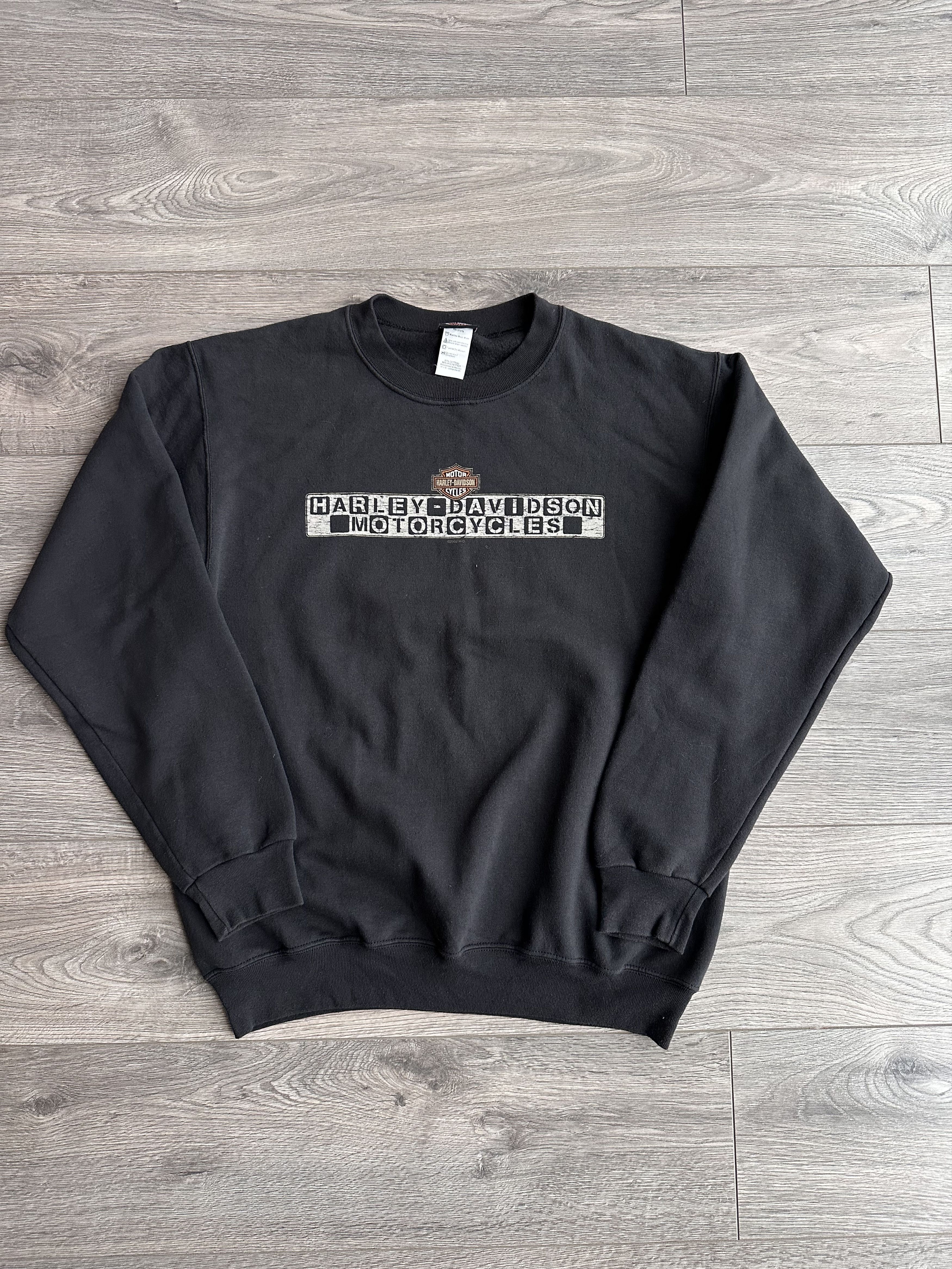 Harley Davidson × Vintage Harley Davidson Vintage Sweatshirt Size US L / EU 52-54 / 3 - 1 Thumbnail