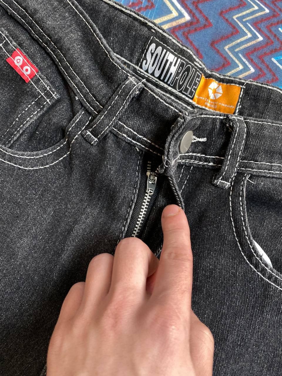 JNCO × Southpole Vintage Crown holder spell out baggy denim Size US 32 / EU 48 - 13 Thumbnail