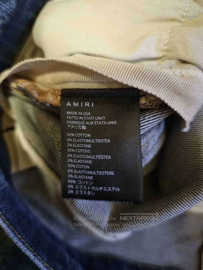 Amiri Amiri Size 32 Jeans Size US 32 / EU 48 - 6 Thumbnail