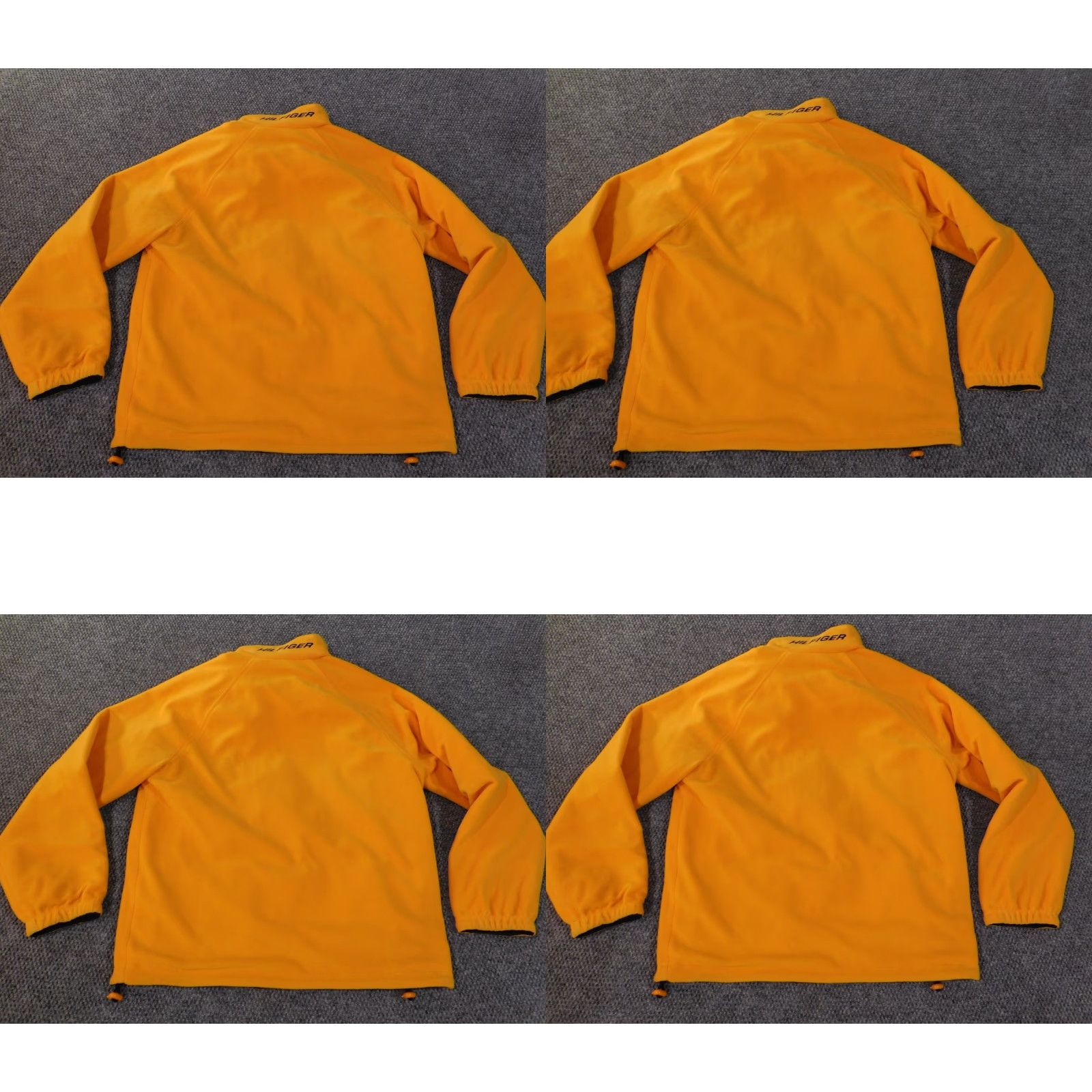 Tommy Hilfiger VINTAGE Tommy Hilfiger Jacket Mens Small Blue Reversible Fleece Yellow 90s Bomber Zip Size US S / EU 44-46 / 1 - 11 Thumbnail