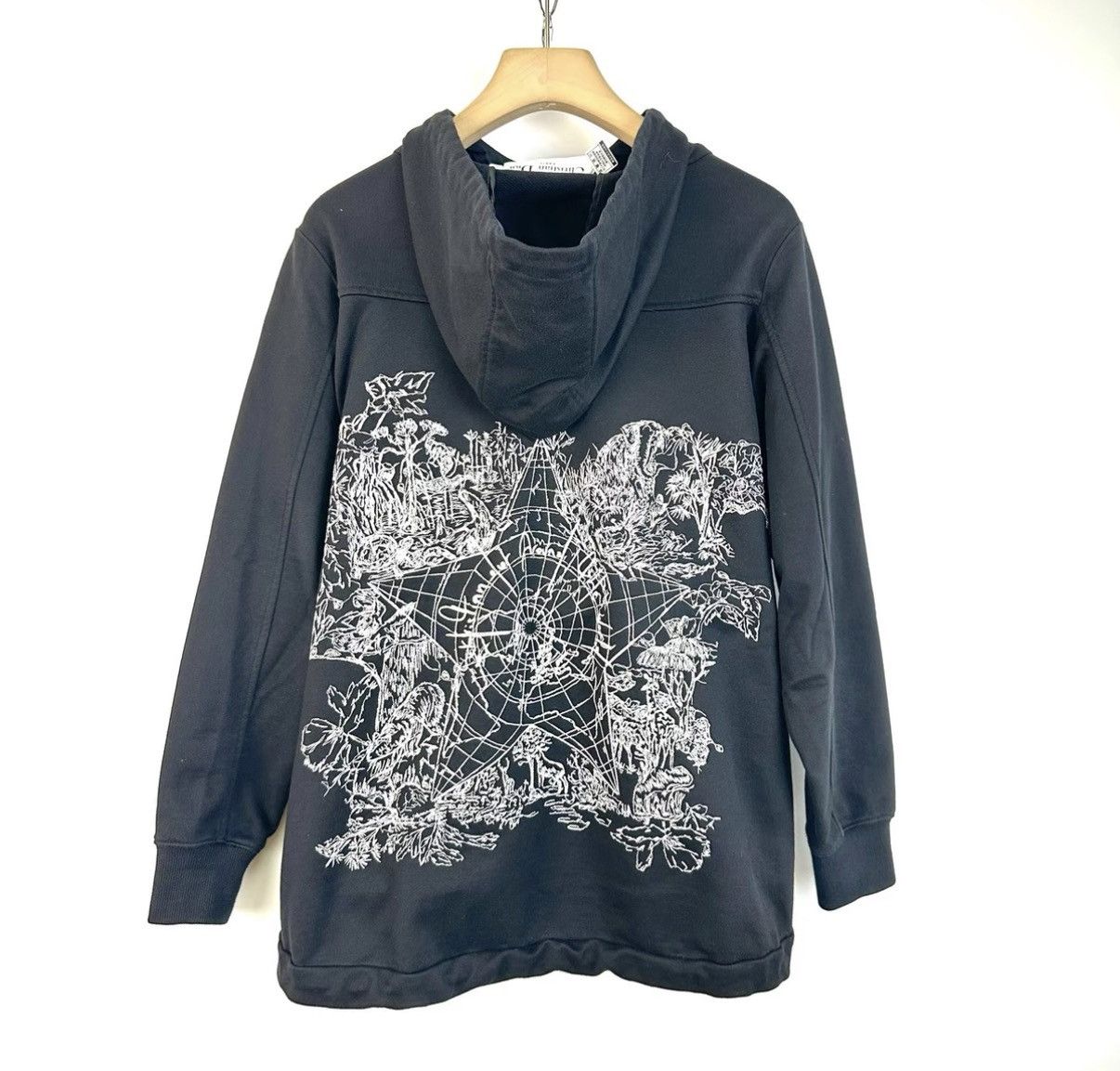 Dior Dior Black Chest Printed Logo Half-Zip Sweatshirt K12 Size US S / EU 44-46 / 1 - 2 Thumbnail