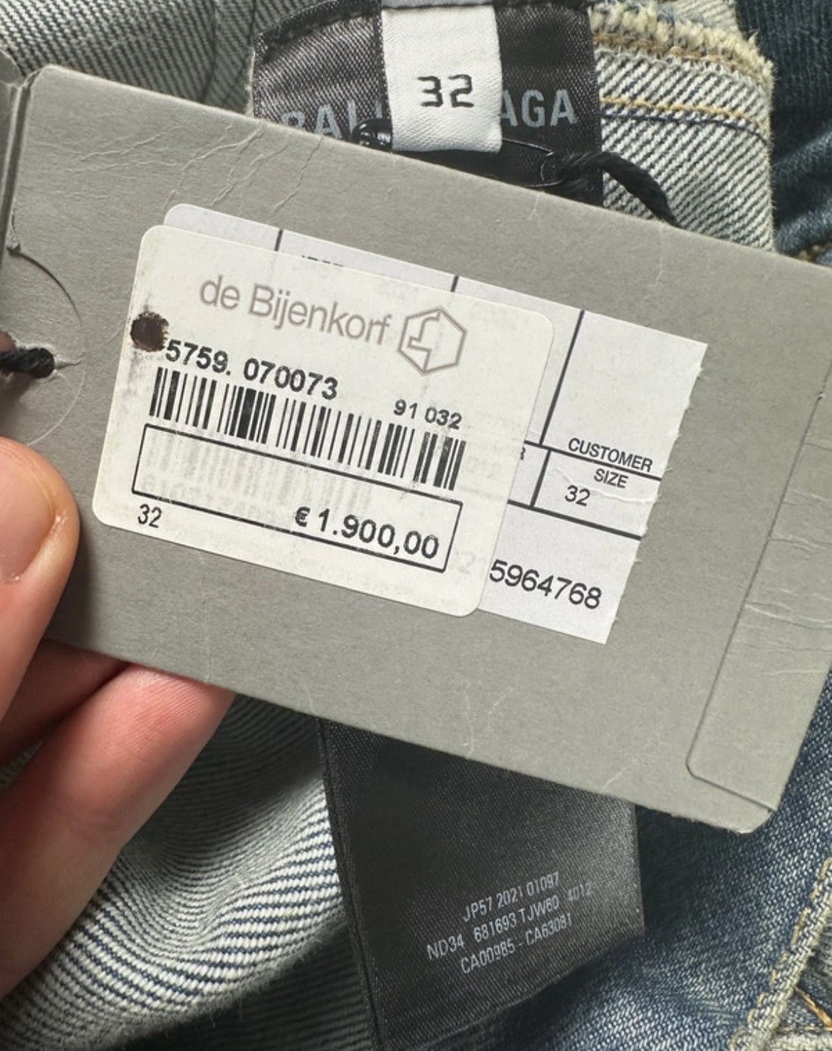 Balenciaga Balenciaga SS22 Raver denim 32 Size US 32 / EU 48 - 9 Thumbnail