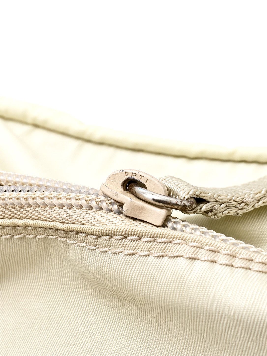Prada Prada Nylon Messenger Bag Beige Size ONE SIZE - 9 Thumbnail