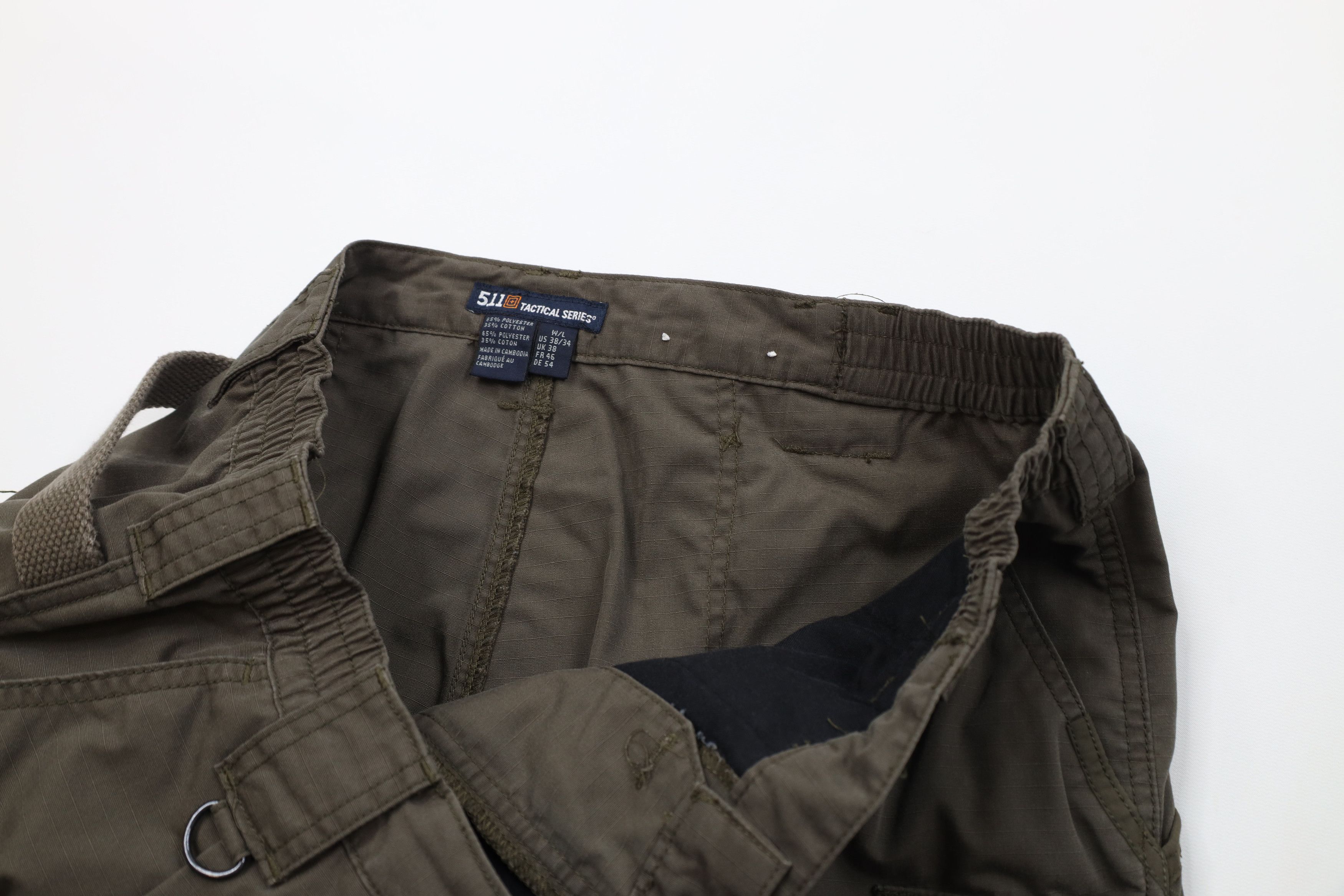 Vintage 5.11 Tactical Series Ripstop Taclite Pro Cargo Pants Olive Size US 38 / EU 54 - 9 Thumbnail