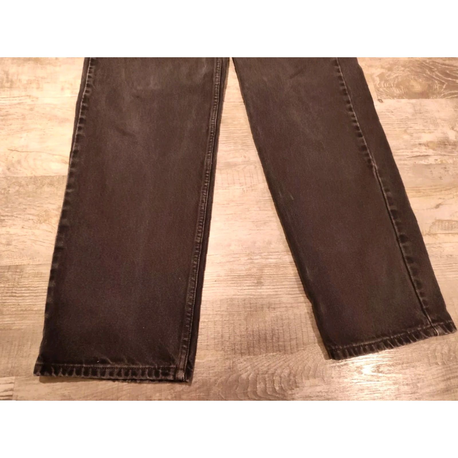 Levi's VINTAGE Levi's Jeans Mens 33x31 Black Denim 550 Relaxed Fit Pants 90s Cowboy Grunge Retro USA Mens Size US 33 - 2 Thumbnail