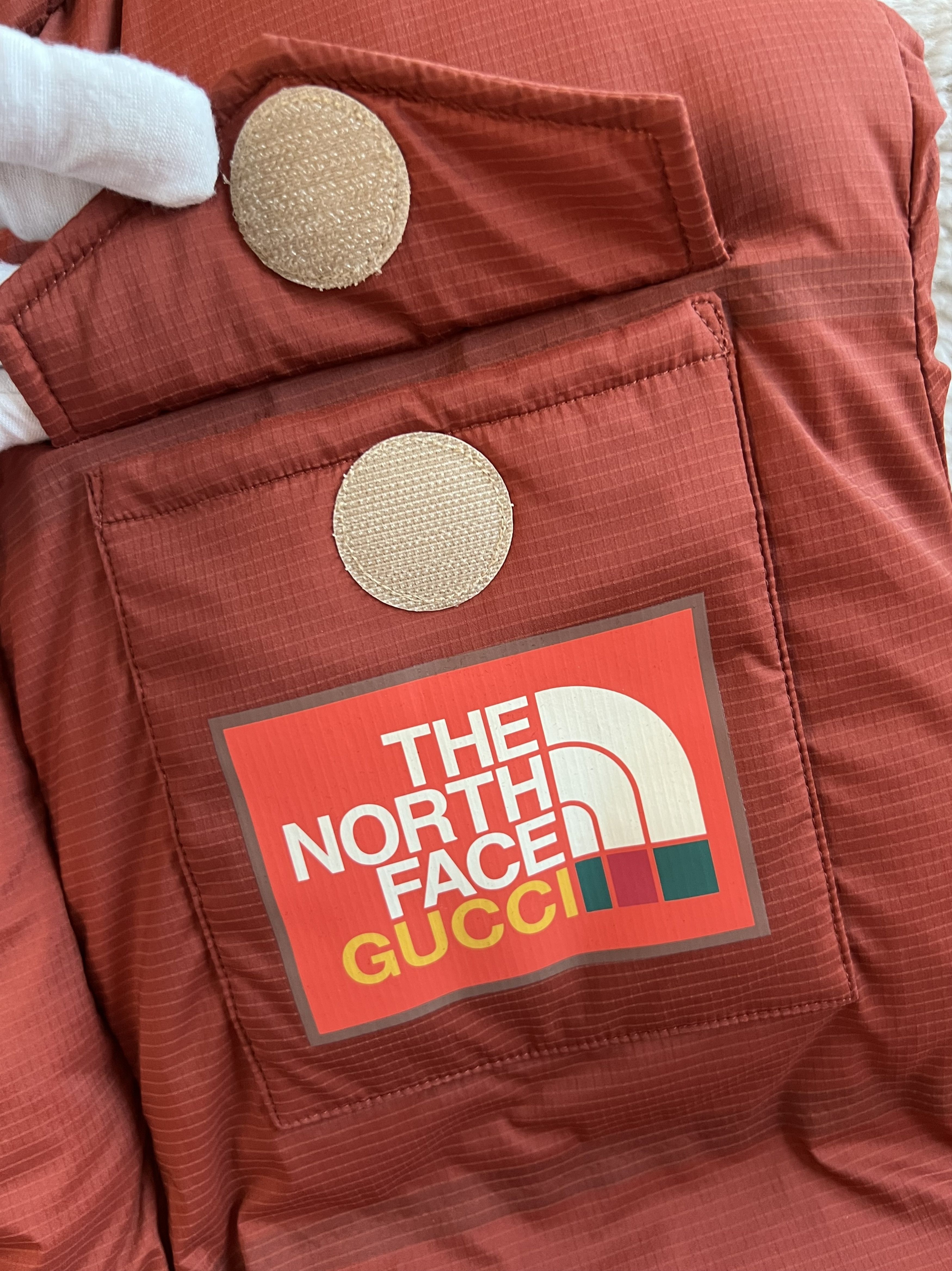 Gucci × The North Face Gucci x The North Face Orange Puffer Down Vest (M) Size US M / EU 48-50 / 2 - 3 Thumbnail