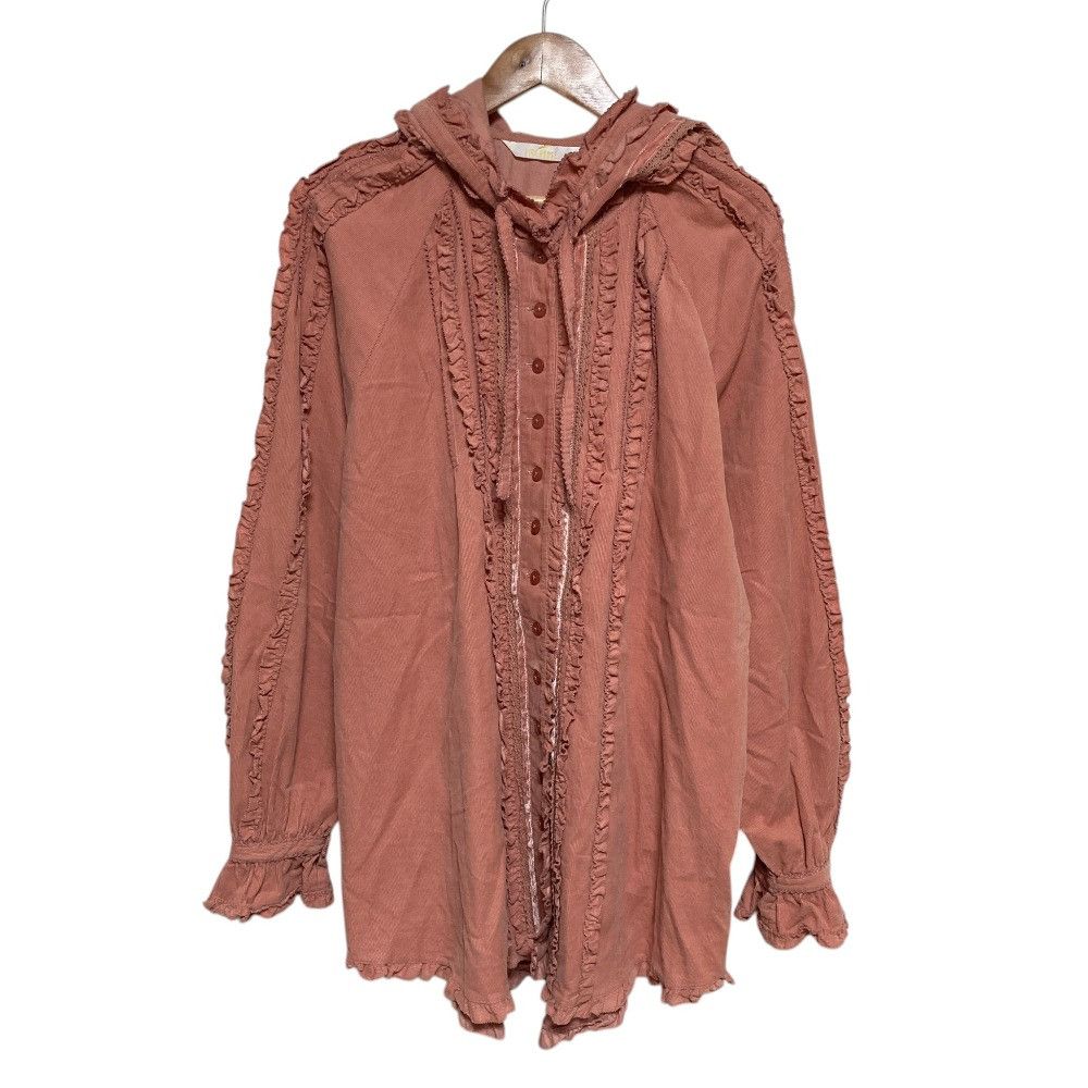 Other Other PINK HOUSE Corduroy Hoodie Shirt Textile Tops A2123FBY409 DUTY FREE for USA Size ONE SIZE - 1 Thumbnail