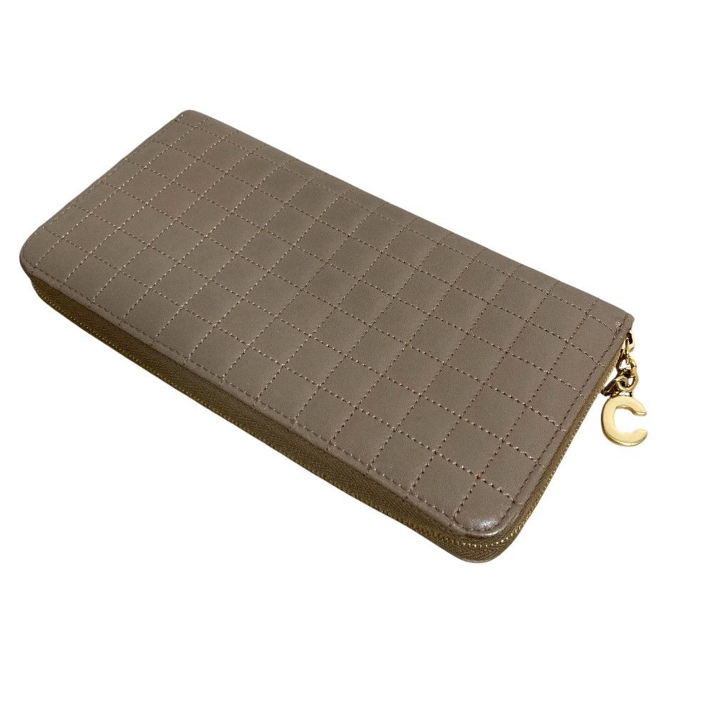 Celine Celine C Charm Quilting Long Wallet Leather Long Wallet DUTY FREE for USA