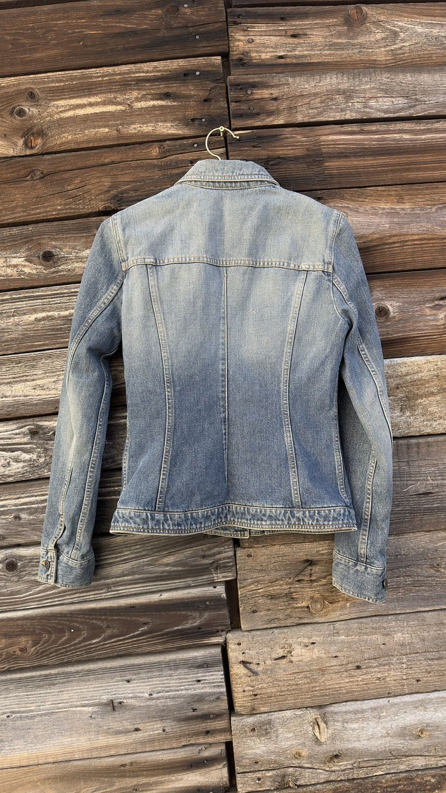 Dolce & Gabbana DOLCE & GABBANA Blue Denim Jacket Plaid Lined Branded Button Size M / US 6-8 / IT 42-44 - 7 Thumbnail