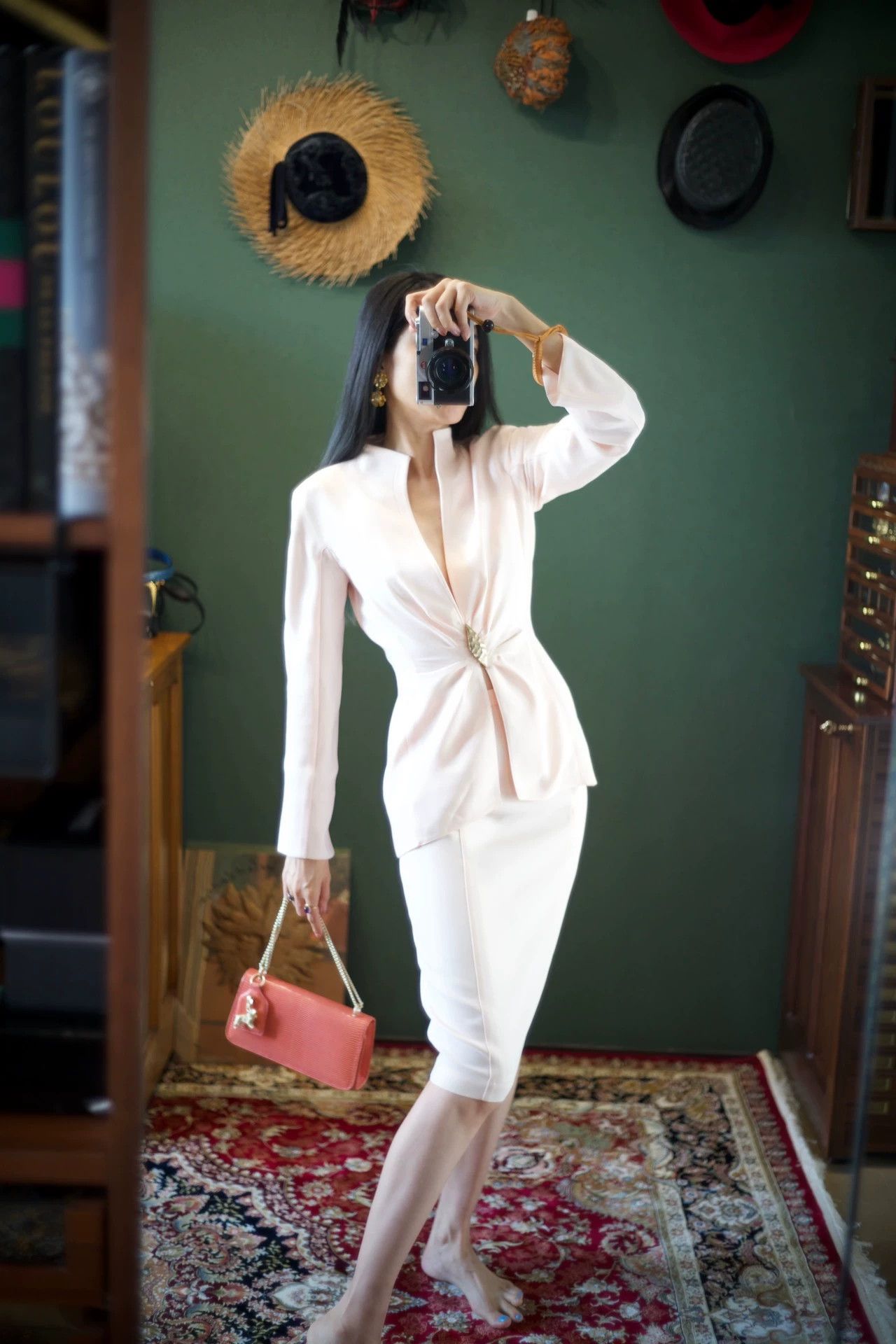 Thierry Mugler Thierry Mugler Vintage Light Pink Suit Skirt Set FR36 Size XS / US 0-2 / IT 36-38 - 9 Thumbnail