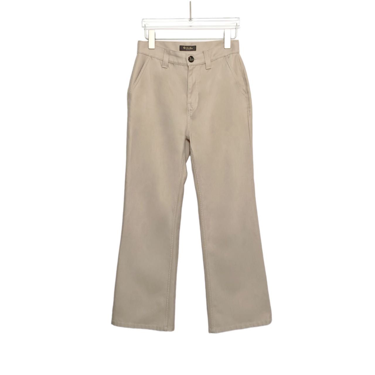 Loro Piana Loro Piana High Waist Straight Leg Belt Denim Pants K26WX Size 27" / US 4 / IT 40 - 1 Thumbnail