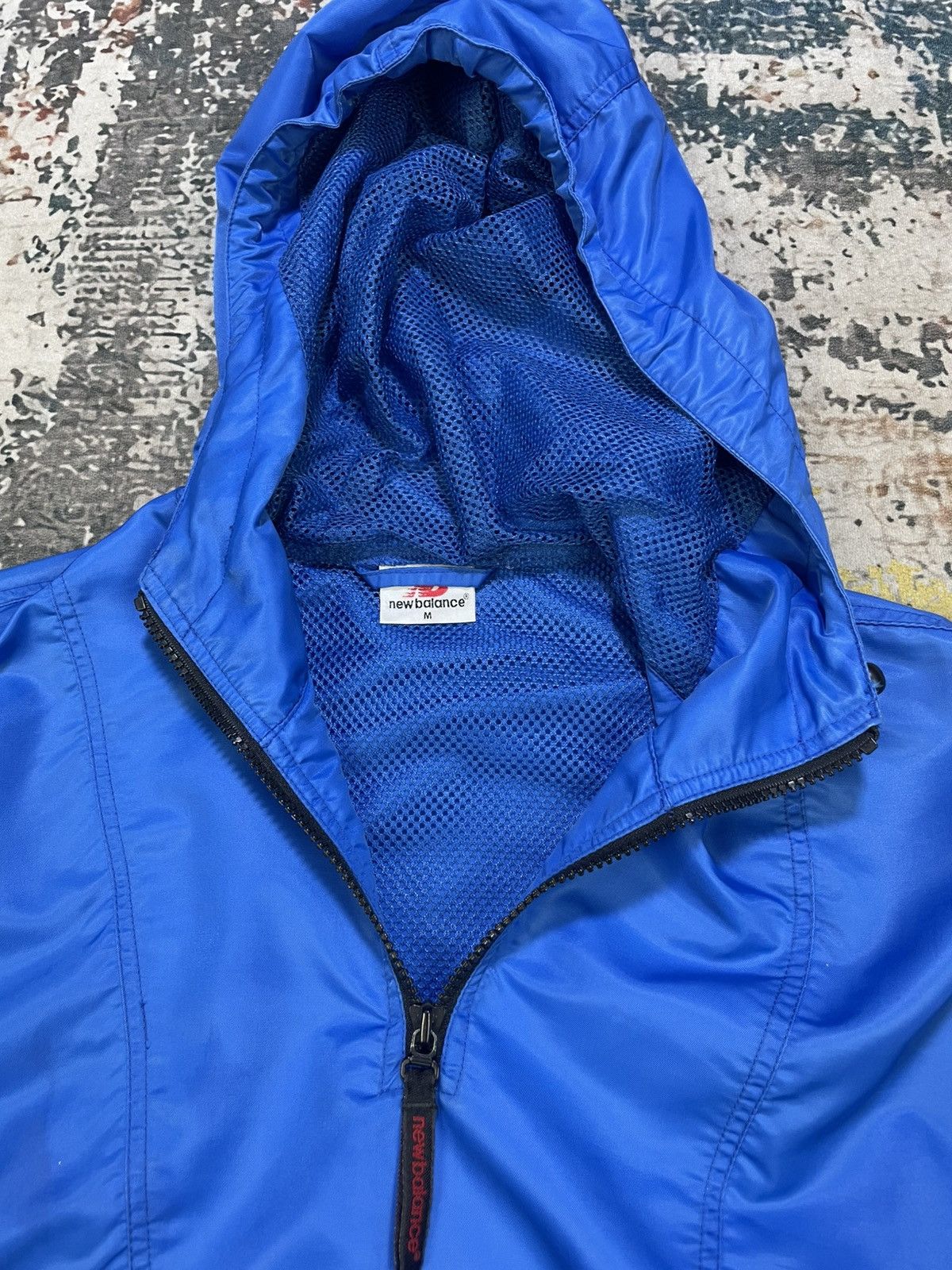 New Balance Vtg New Balance Anorak Kangaroo Pocket Hooded Jacket Size US M / EU 48-50 / 2 - 12 Thumbnail