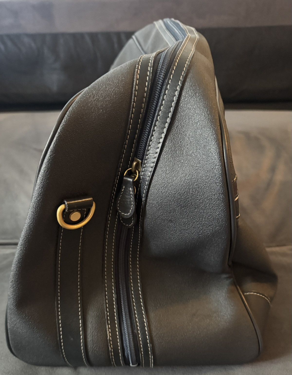 Burberry Burberry Golf Navy Check Travel Duffel Bag Size ONE SIZE - 6 Thumbnail