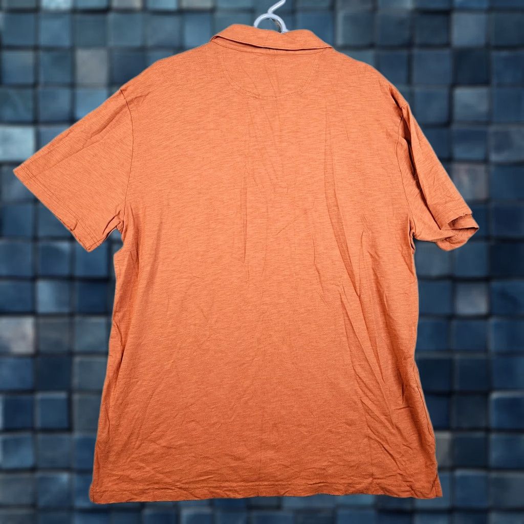 Vintage Goodthreads Men’s Orange Short Sleeve Polo Shirt XL Cotton Polyester 1/4 Button Up Polo Shirt Shirt Mens Orange Size US XL / EU 56 / 4 - 1 Thumbnail