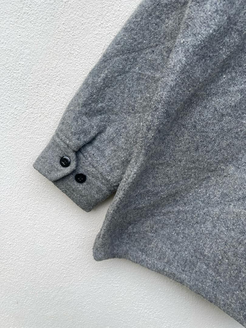 Vintage Melton Wool Zipper Jacket Size US L / EU 52-54 / 3 - 19 Thumbnail