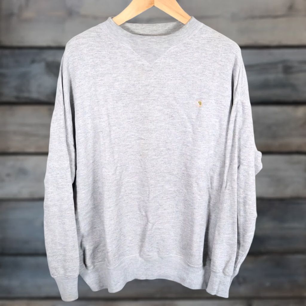 Vintage VINTAGE Duck Head Sweatshirt Men 3XL Heather Gray Distressed Crewneck Embroidered Pullover Crew Neck 90s Hipster Retro Size US XXL / EU 58 / 5 - 1 Thumbnail