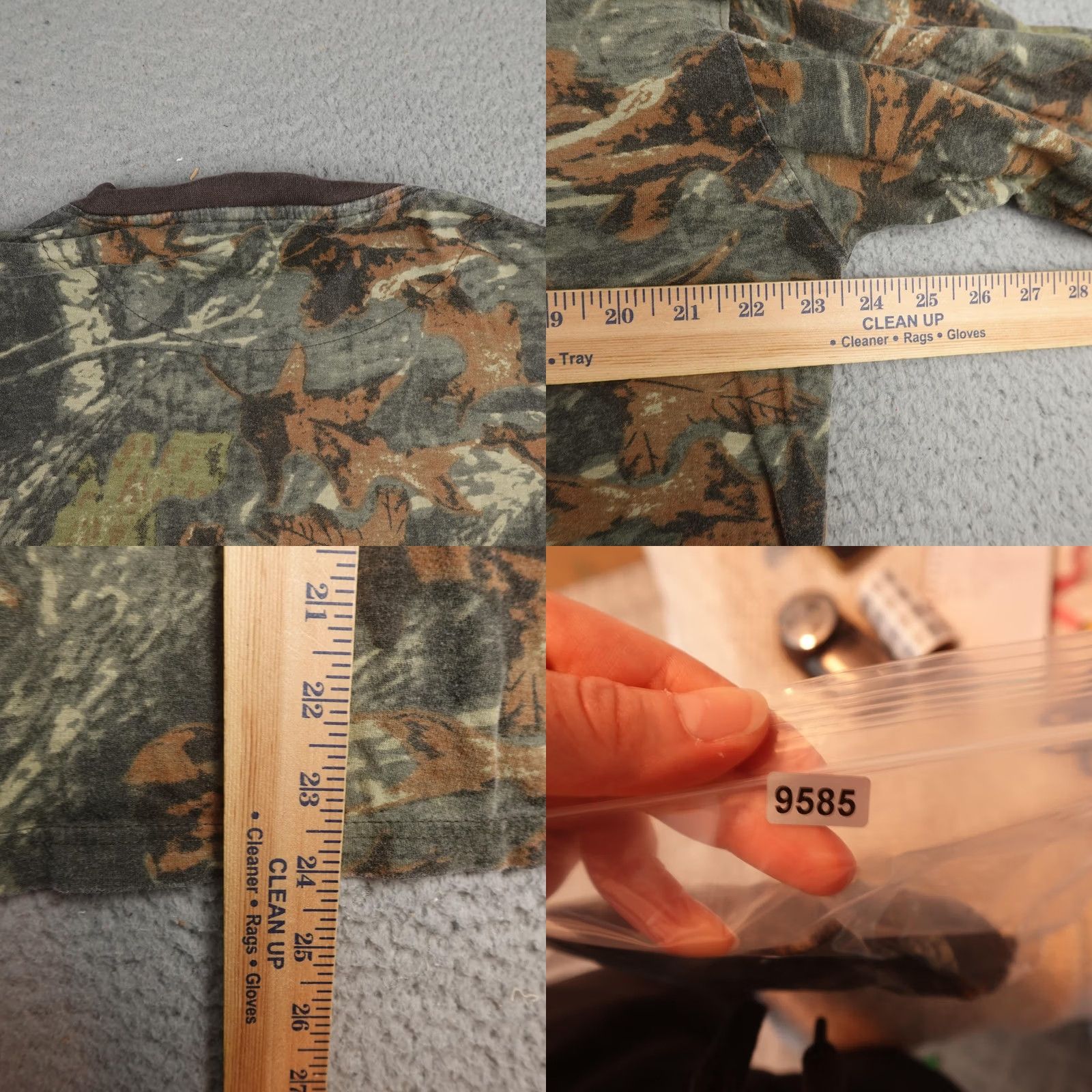 Vintage Vintage Rugged Wear Hunter's Peak Shirt Mens L Camouflage Henley Long Sleeve Size US L / EU 52-54 / 3 - 8 Thumbnail