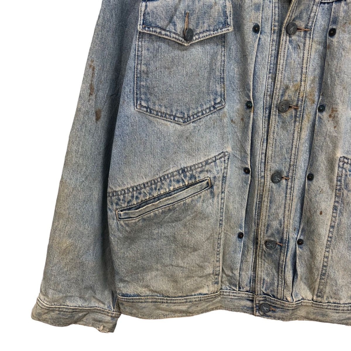 Calvin Klein Calvin Klein Denim Jacket Size US XL / EU 56 / 4 - 4 Thumbnail
