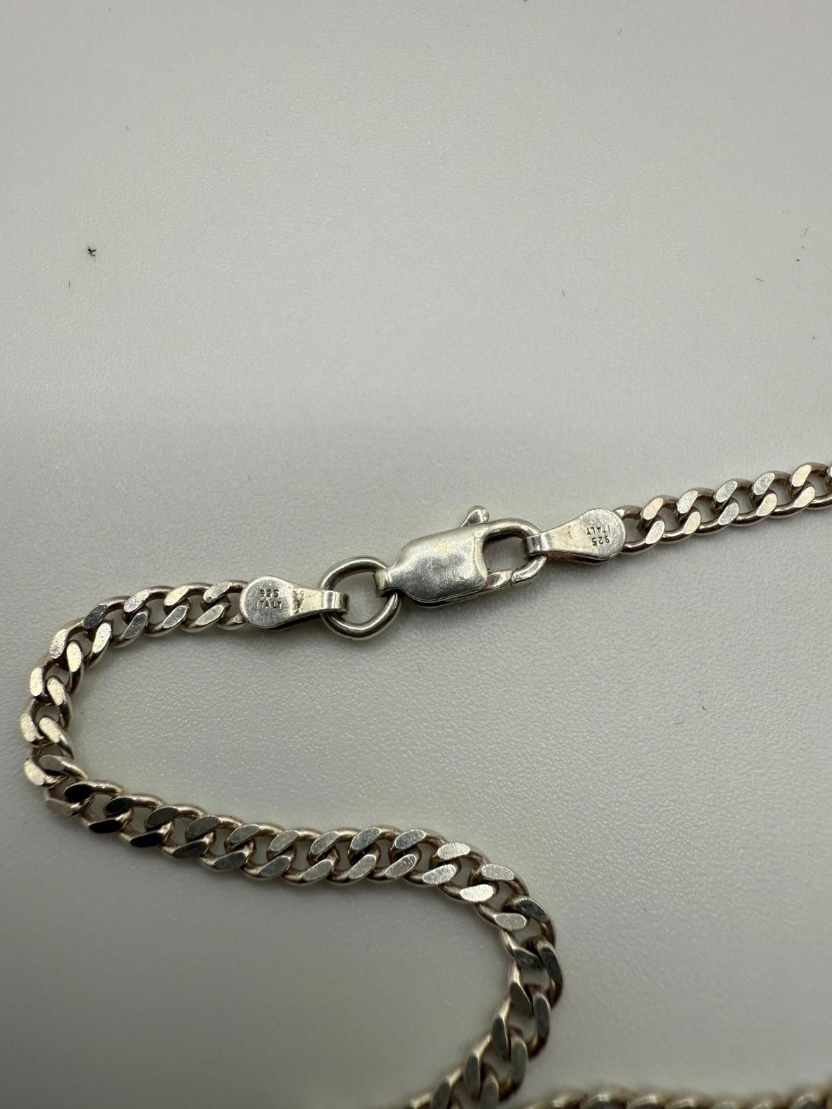 Designer 2010's CZ "C" Sterling Silver Pendant Necklace Size ONE SIZE - 4 Thumbnail