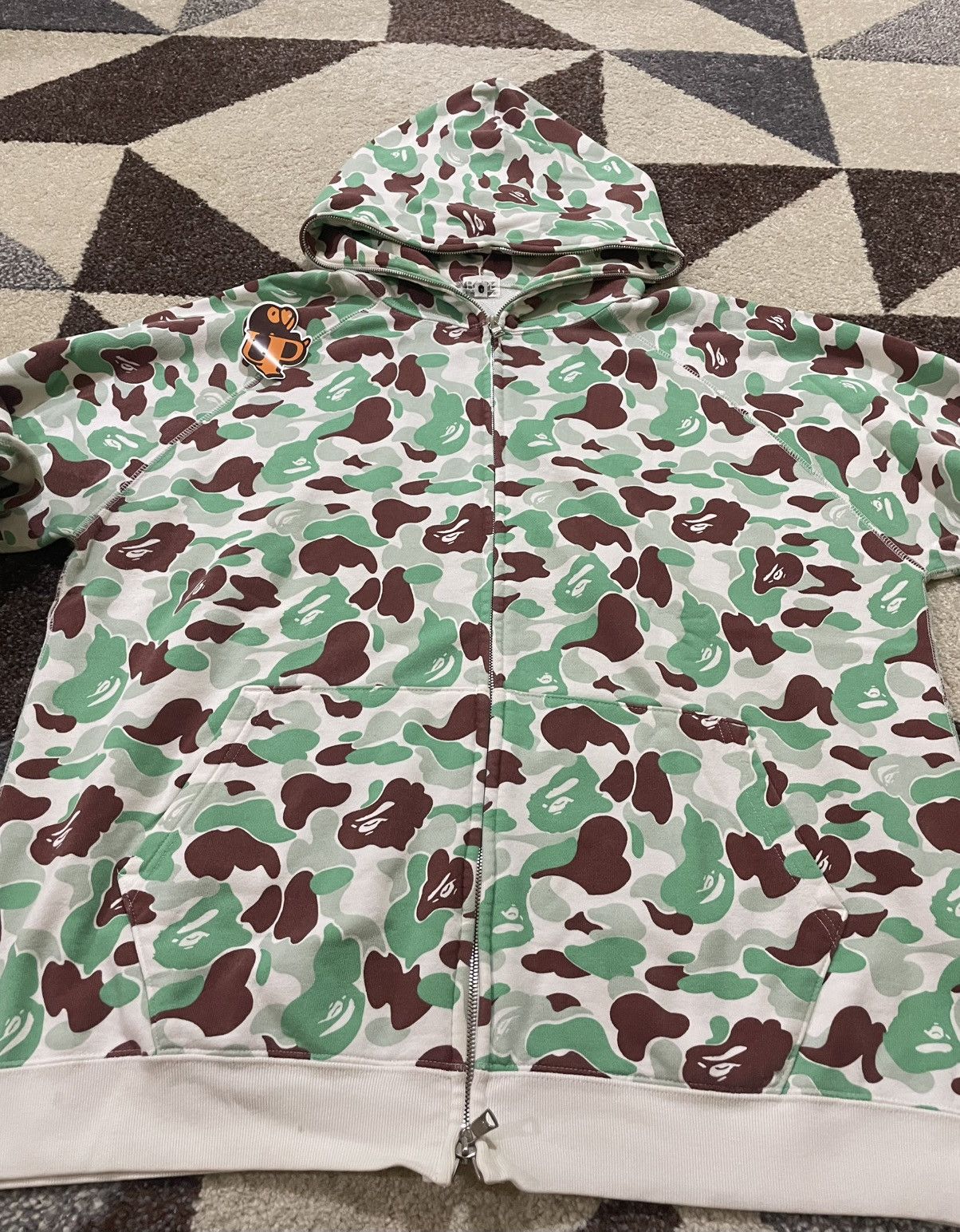 Bape OG Bape Exlusive Sendai Camo Fullzip Hoodie Size US L / EU 52-54 / 3 - 6 Thumbnail
