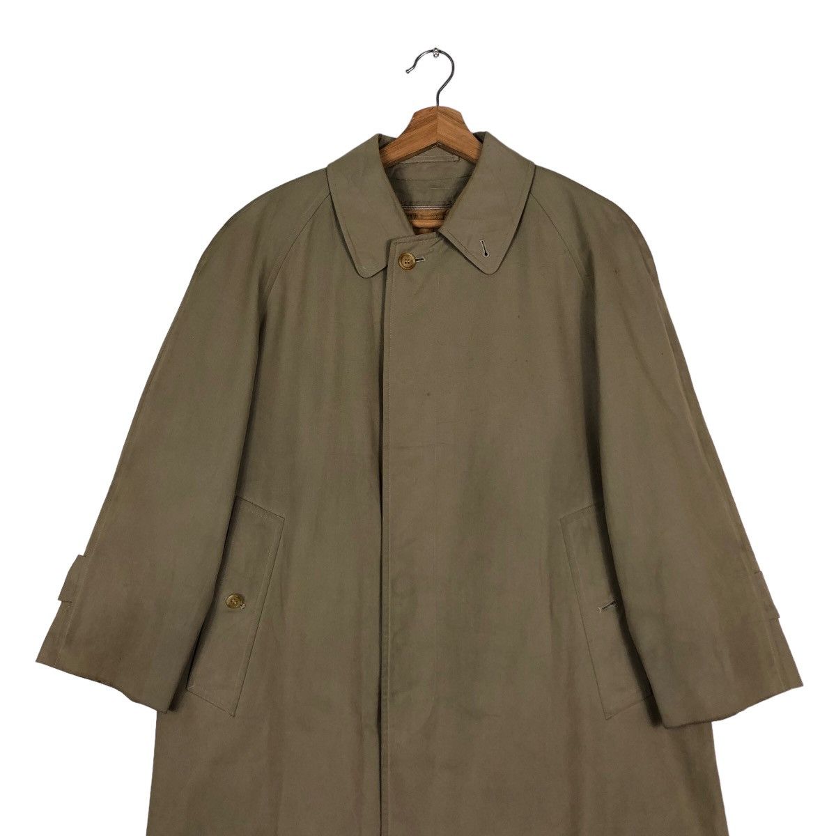 Burberry 🔥Vintage Burberrys Long Jacket Nova Check Lining Size US M / EU 48-50 / 2 - 4 Thumbnail