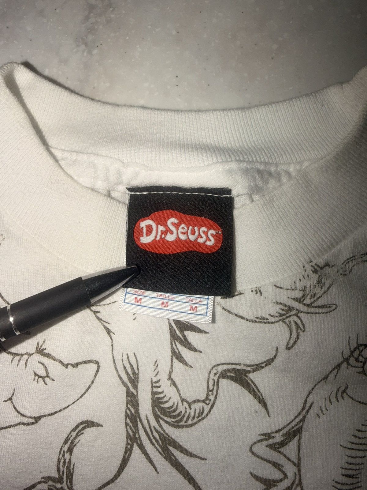 Vintage Vintage Dr Seuss One Fish Two Fish Tee Size US M / EU 48-50 / 2 - 3 Thumbnail