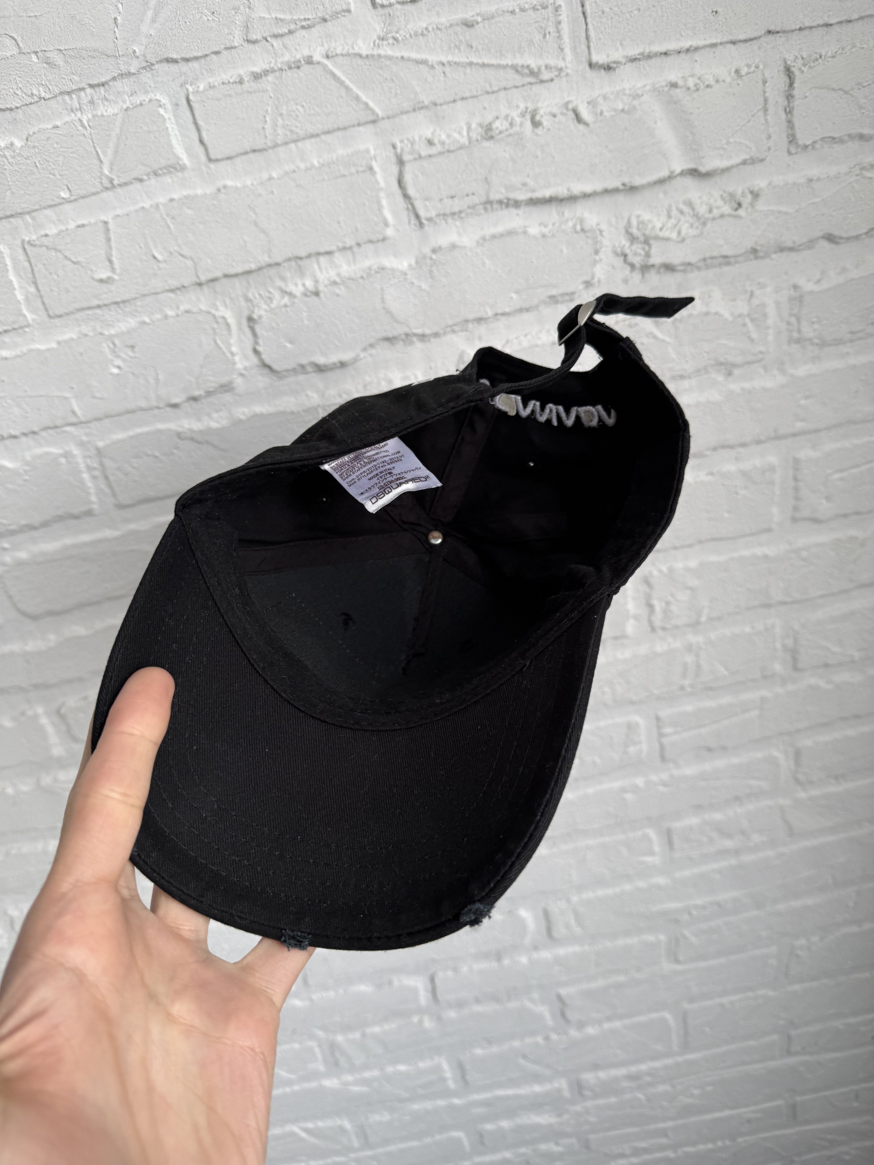 Dsquared2 Dsquared2 Black Logo Patch Baseball Cap Size ONE SIZE - 5 Thumbnail