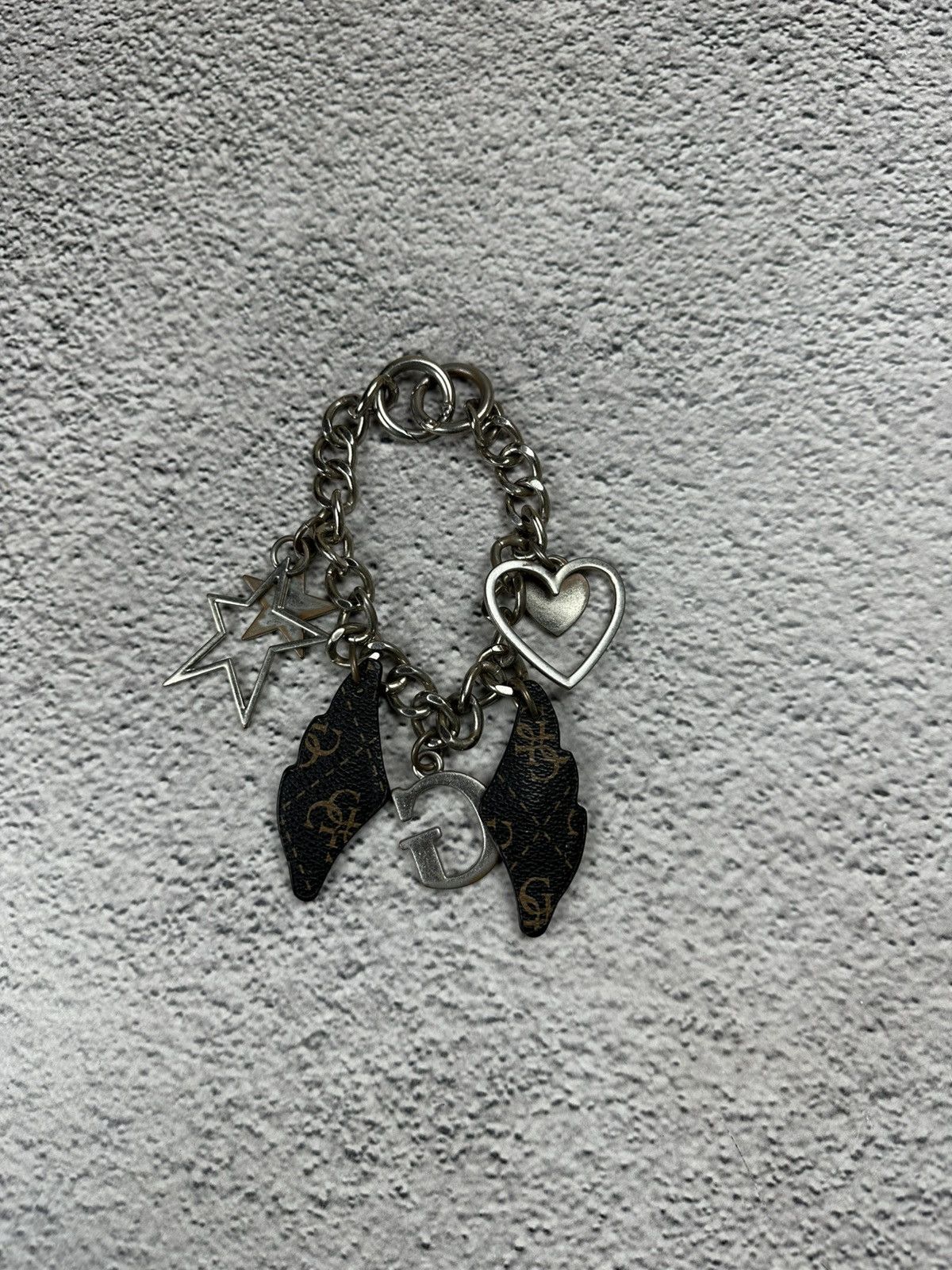 Guess Crazy Rhinestones Metal Bracelet Y2K Chain Opium Hype Style Size ONE SIZE - 3 Thumbnail