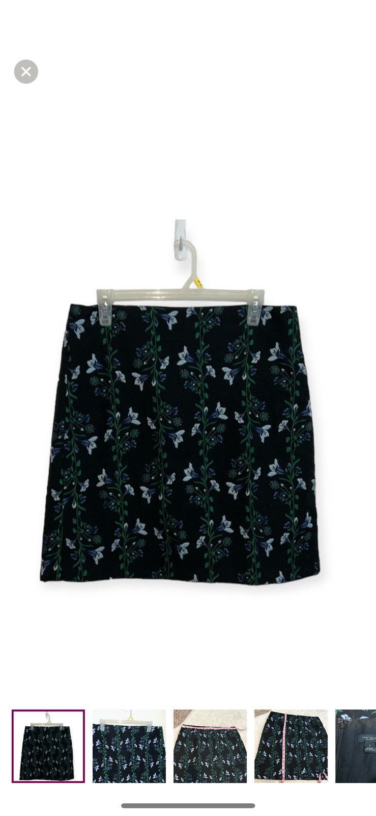 Ann Taylor Ann Taylor floral embroidered skirt size 8 Size 30" / US 8 / IT 44 - 1 Thumbnail