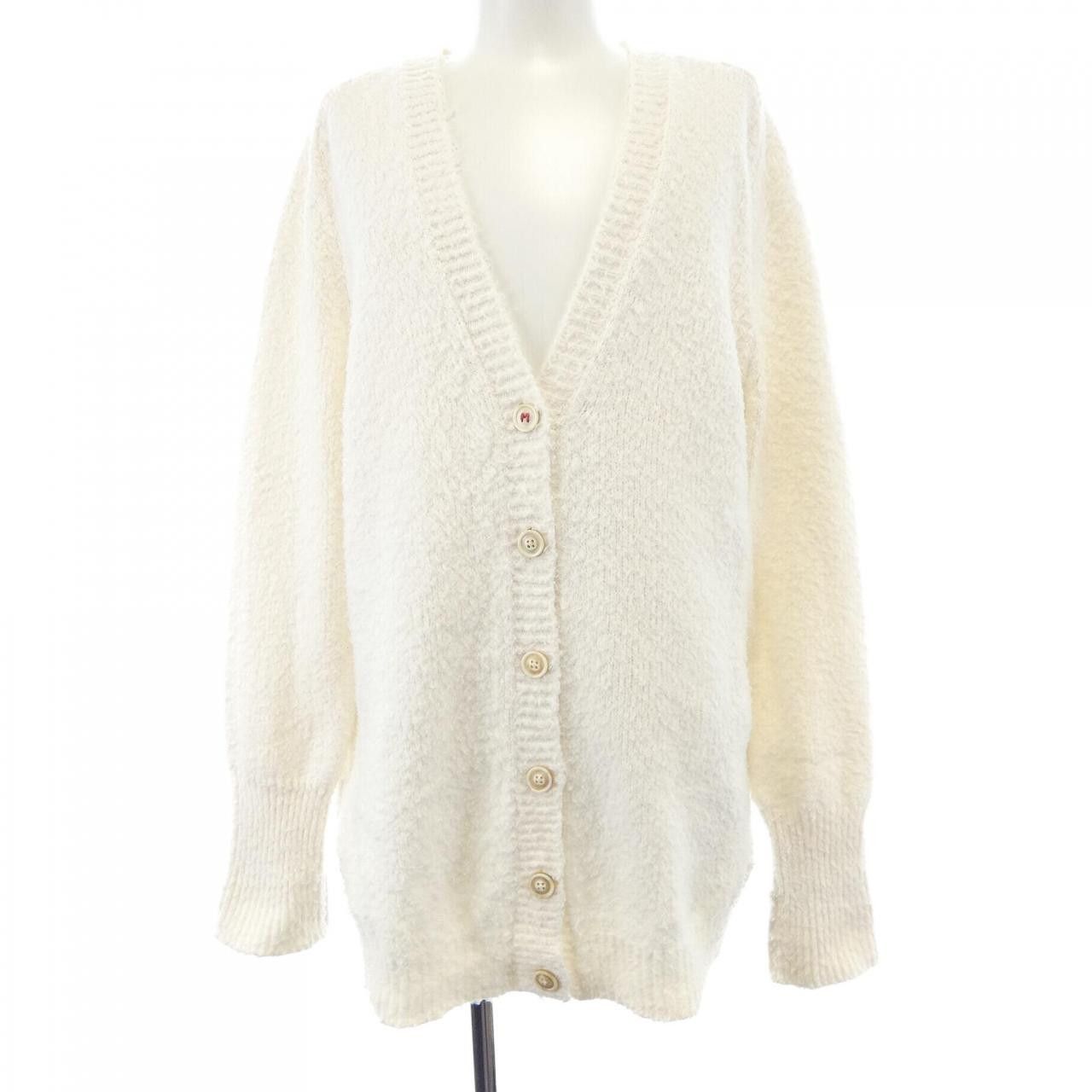 Maison Margiela Maison Margiela Maison Margiela Knit Cardigan Textile Tops SI0GP0002 DUTY FREE for USA Size ONE SIZE - 1 Thumbnail
