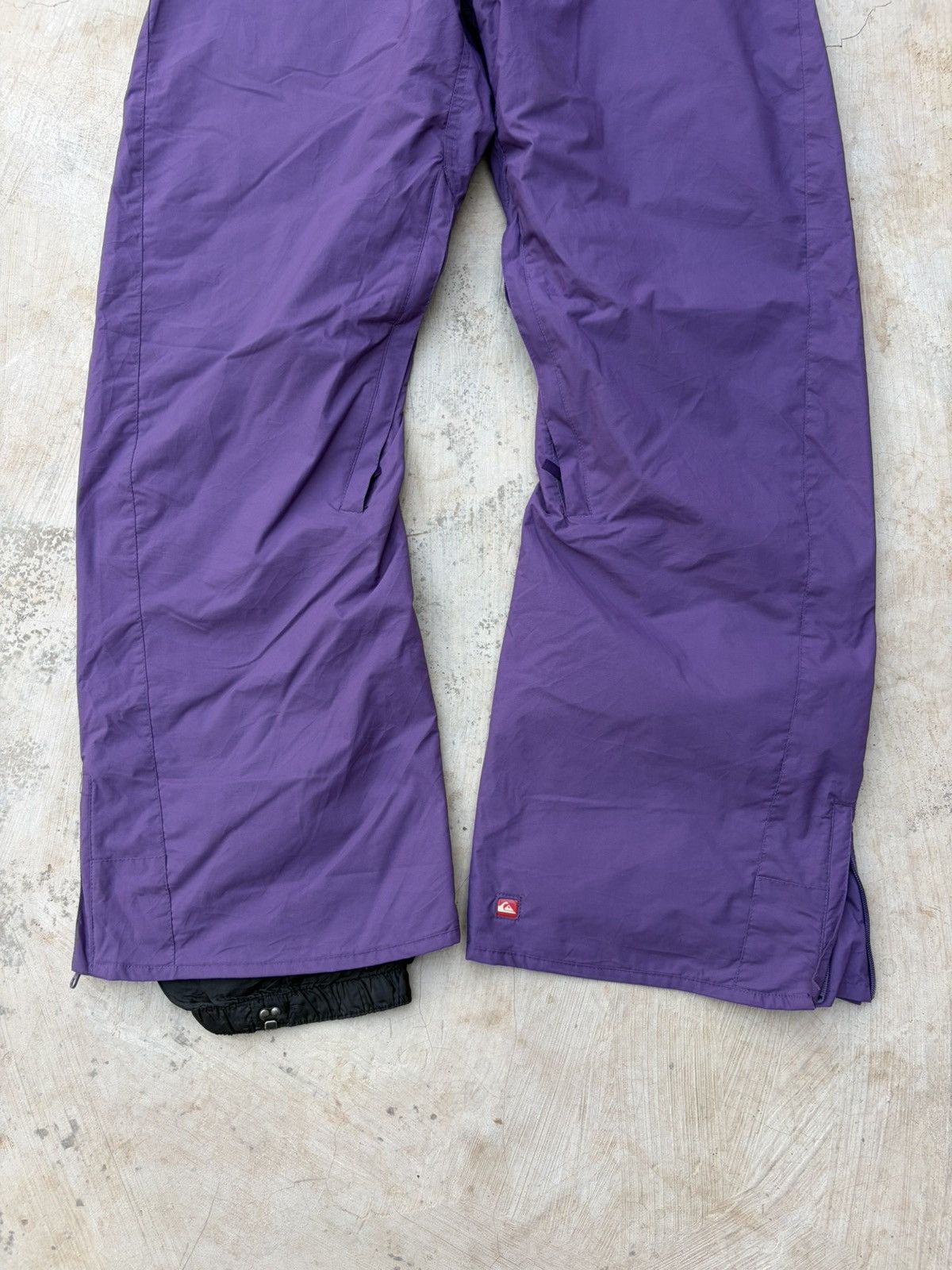 Quiksilver Vintage 00s Quiksilver Purple Insulated Snow Ski Pants Size US 34 / EU 50 - 6 Thumbnail