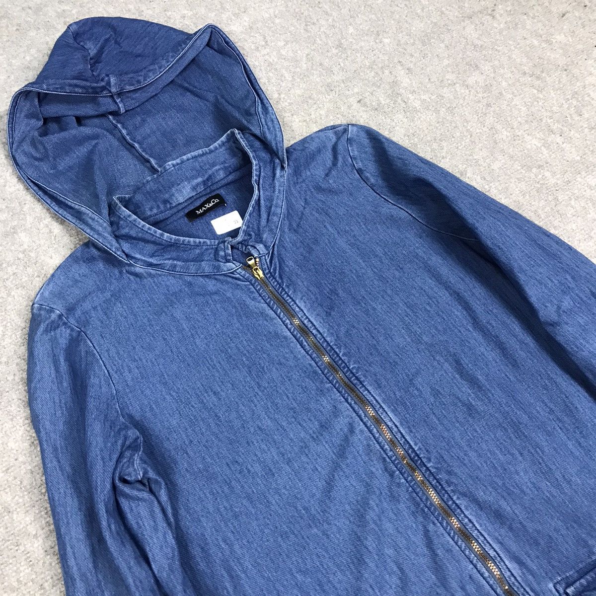 MAX&Co. × Max Mara MAX&CO. BLUE PARKAS ZIPPER WOMAN JACKET Size M / US 6-8 / IT 42-44 - 5 Thumbnail