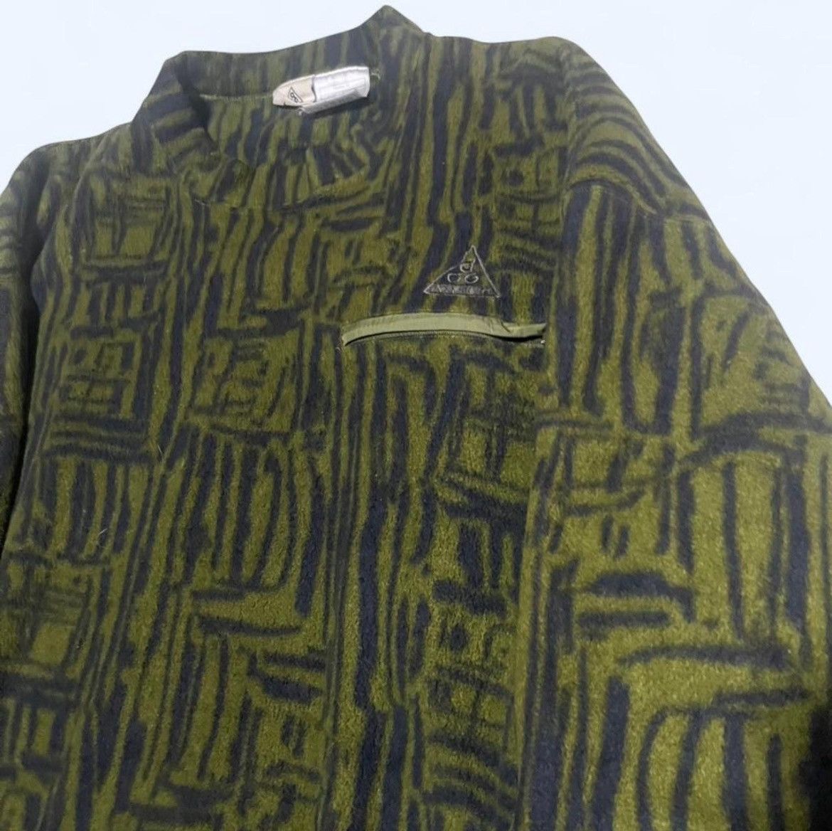 Nike ACG Vintage Nike ACG F.I.T. AOP Tribal Maze Fleece Sweater XL Size US XL / EU 56 / 4 - 2 Thumbnail